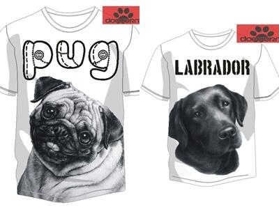 T-SHIRT MURAH KUALITAS OKE! (T-SHIRT BERGAMBAR ANJING)