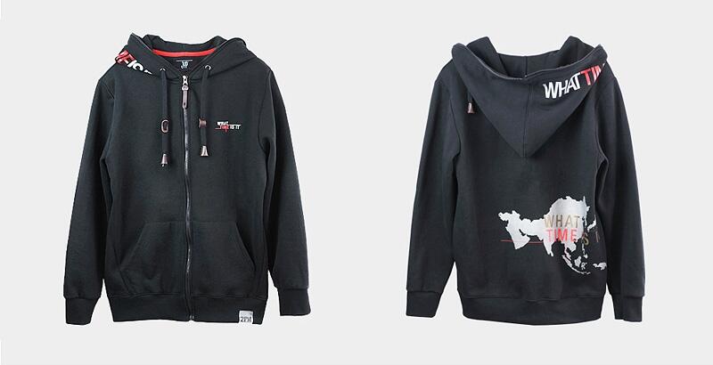 PRE ORDER UNOFFICIAL BLACK HOODIE 'WHAT TIME IS IT 2PM'