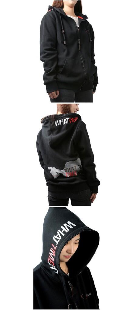 PRE ORDER UNOFFICIAL BLACK HOODIE 'WHAT TIME IS IT 2PM'