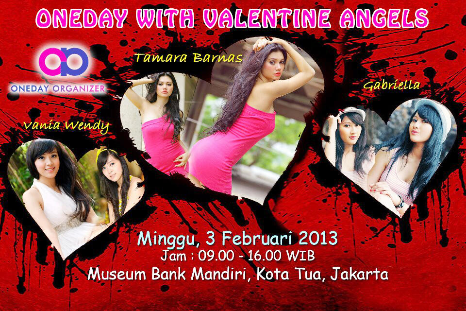 HUNTING FOTO MODEL ONE DAY WITH VALENTINE ANGELS, 3 FEB 2013, MUSEUM MANDIRI