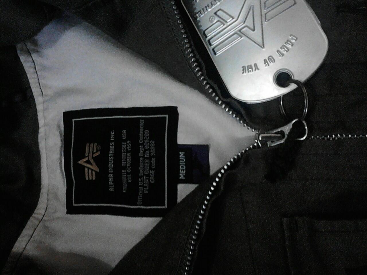 jaket alpha industries seri mcgyver sze medium tractop adidas vintag dn brougues quil