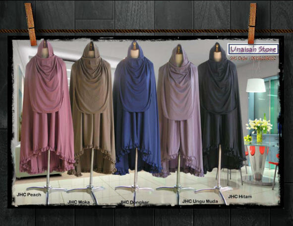 aneka jilbab bahan rayon higet dan gamis muslimah syar'i