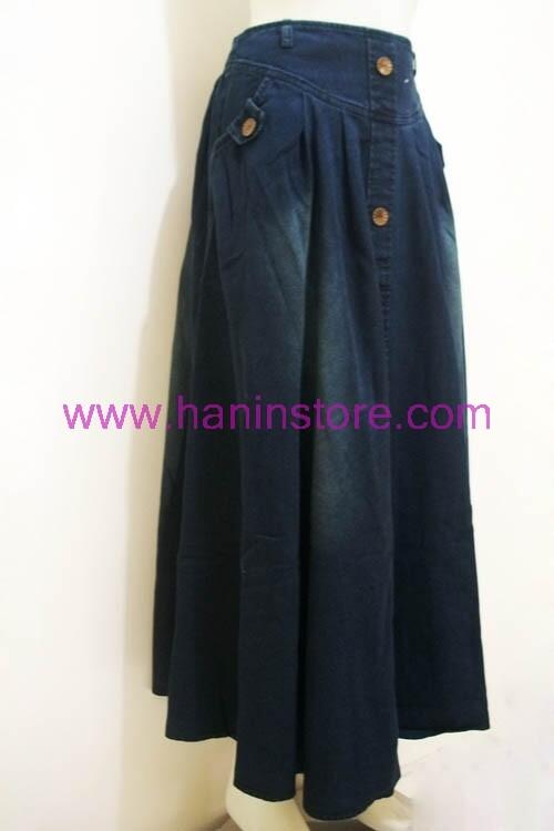 R1192 Rok Jeans Payung-Busana Muslim Terbaru HaninStore.com