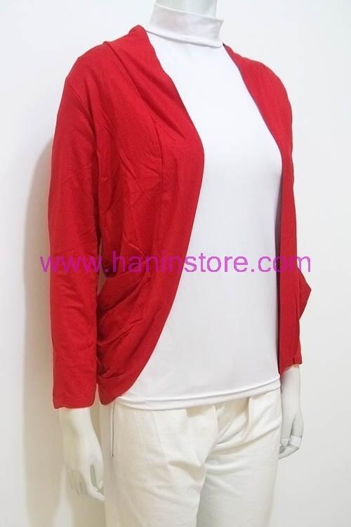 B1489 Blus Kaos Kardigan-Busana Muslim Terbaru HaninStore.com