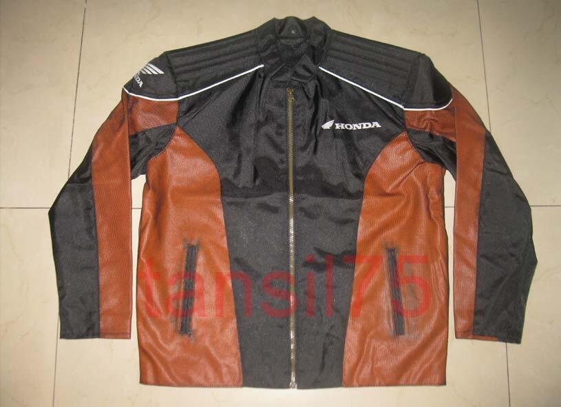 DIJUAL JAKET HONDA MEGA PRO MODEL COKLAT GOLD