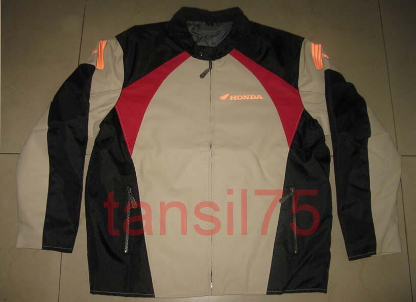 DIJUAL JAKET HONDA MEGA PRO STREET FIGHTER (LENGAN PUTIH HITAM)