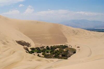 Peru :Huacachina-Oasis di Tengah Padang Pasir Peru
