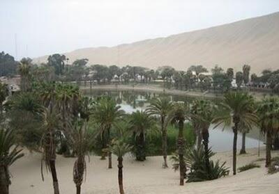 Peru :Huacachina-Oasis di Tengah Padang Pasir Peru