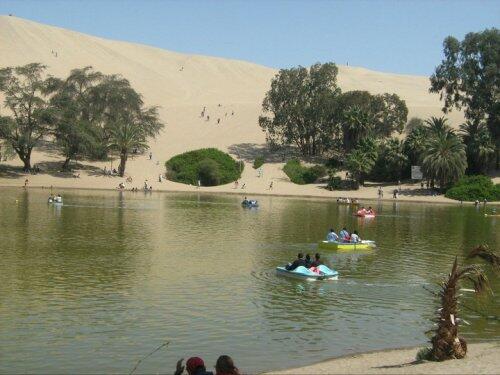 Peru :Huacachina-Oasis di Tengah Padang Pasir Peru