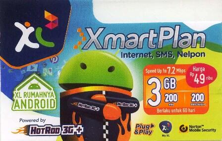 Perdana internet XL 2 Bulan 3 GB Murah