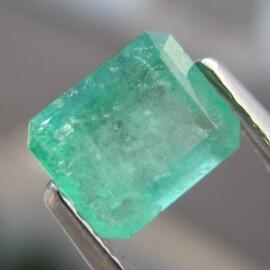 Zamrud Colombia / Natural Emerald ke-2 + Memo IGL
