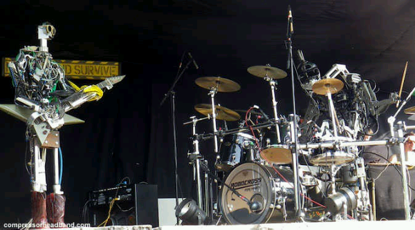 Compressorhead, Grup Band Robot Pertama di Dunia !