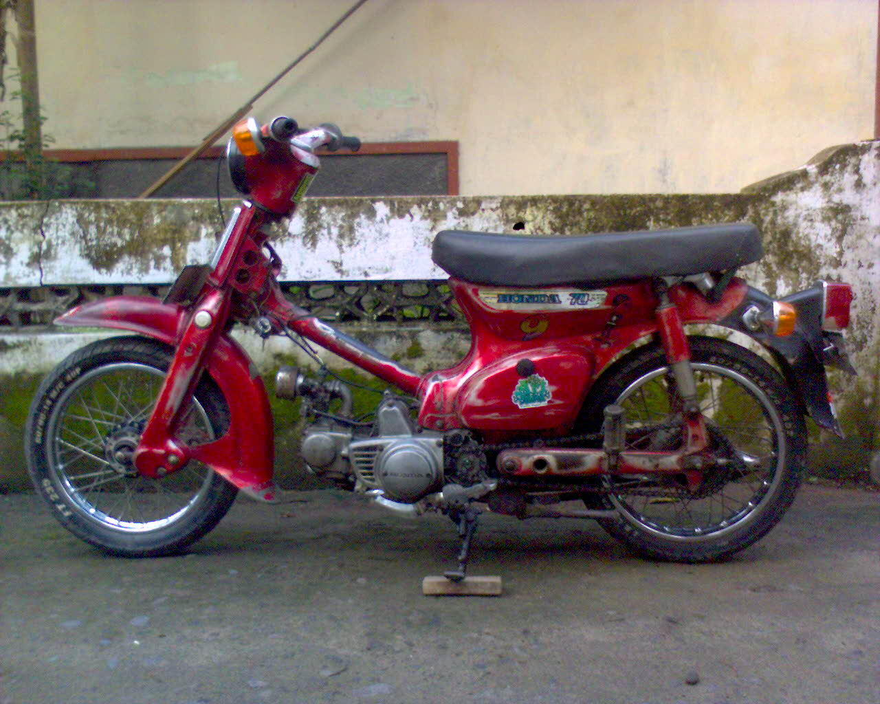 Terjual Honda C70  Pitung Merah Plat AB Tahun 1980 KASKUS