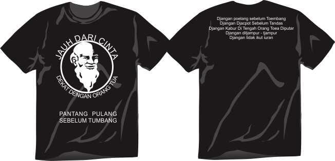 KAOS OBLONG "ORANG TUA"