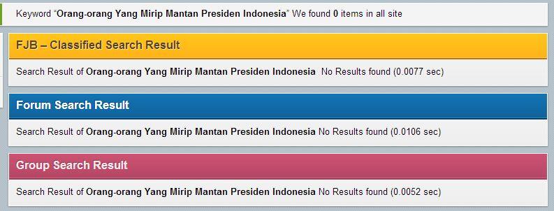 Orang-orang Yang Mirip Mantan Presiden Indonesia