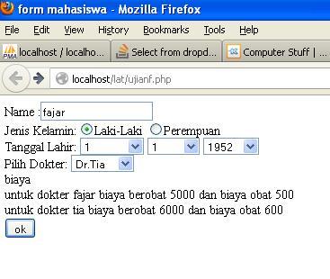 &#91;HELP&#93; Cara melakukan IF dengan &lt;option&gt;&lt;/option&gt; di PHP