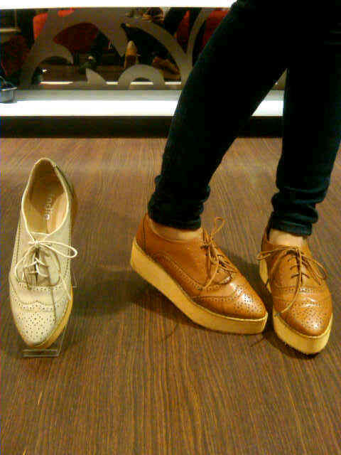 JUAL SEPATU VINTAGE, OXFORD, FLATFORM