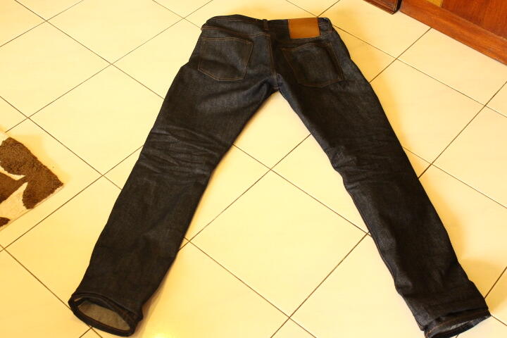 WTS unbranded brand jeans tappered fitThe UB201 14.5 OZ blue selvedge