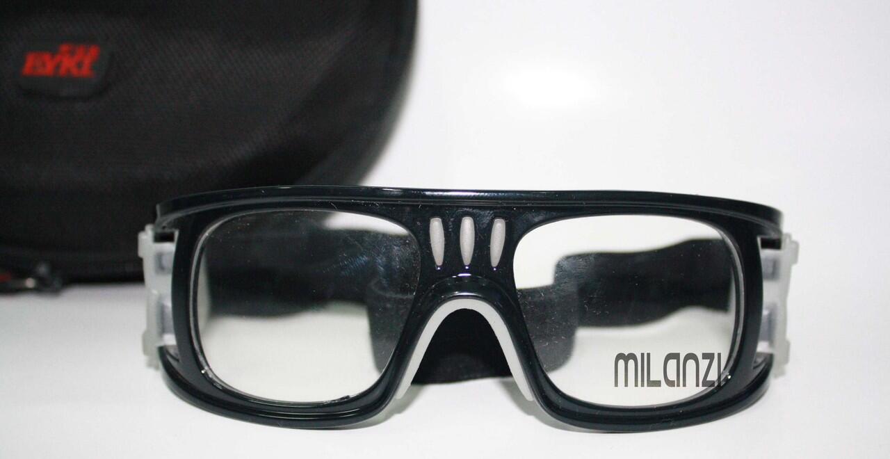 Kacamata Olahraga Cougar & EYKI Frame bisa Minus (Basket,Futsal,Tennis)