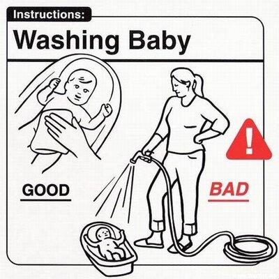 Bagaimana cara Merawat bayi?? (ngakak)