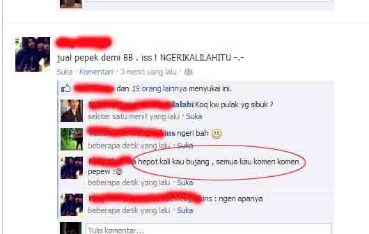 baru bentar buka facebook,ane lihat ne gan....