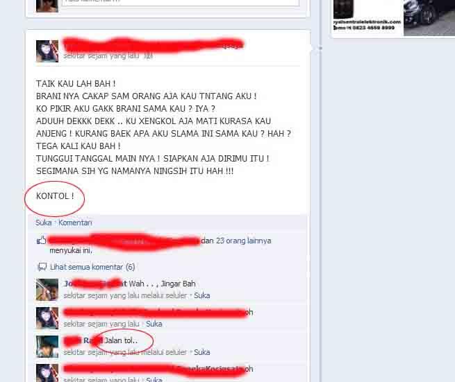 baru bentar buka facebook,ane lihat ne gan....