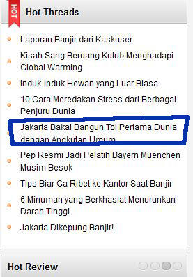 Indonesia, Tol Pertama Dunia dengan Angkutan Umum 