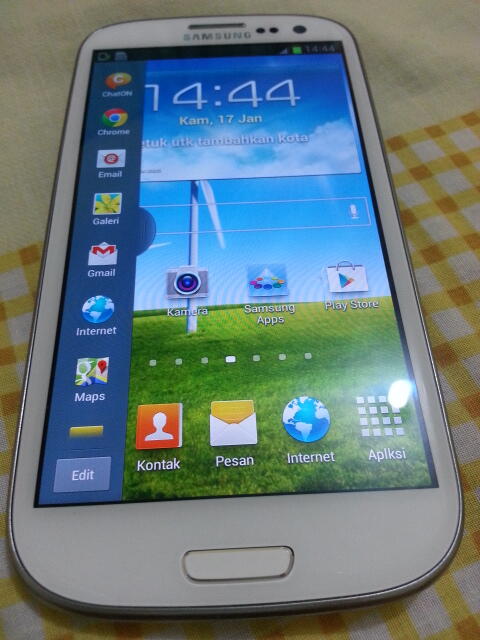 SAMSUNG SIII white special update langka + made in korea