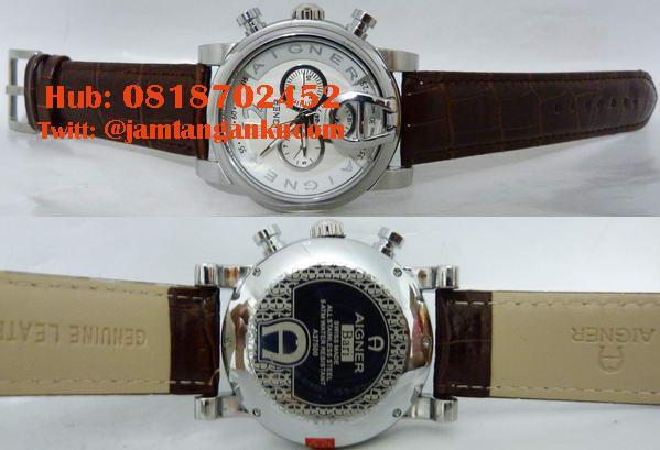 Terjual AIGNER Bari Leather Strap A37500 (BRW) for men 