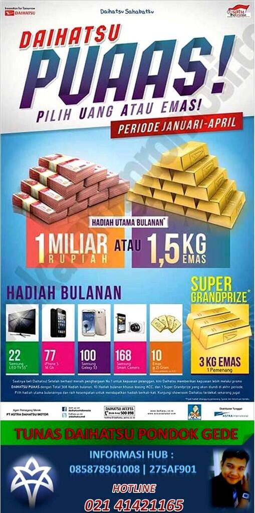 PROMO AKHIR TAHUN DAIHATSU BANJIR DISC DAN BONUS AKSESORIS
