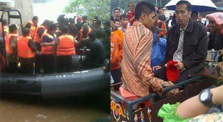 ini gan, beda &quot;turba&quot;-nya SBY sama &quot;blusukan&quot;-nya Jokowi waktu banjir Jakarta