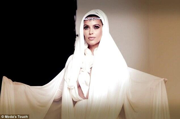 Kim Kardashian is an Arabian cover girl