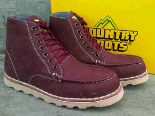 country boots, Mt. smith, Nike, Puma, circle, moofet dll dijamin murah