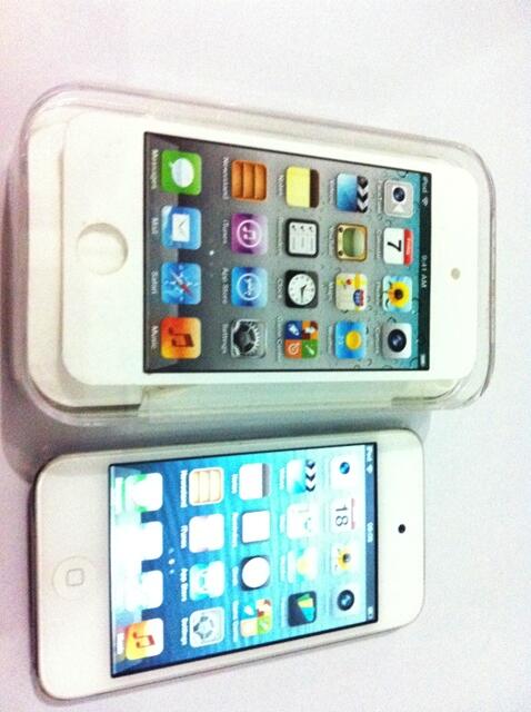 iPod touch 4th 8gb White Fullset Mulus Bergaransi
