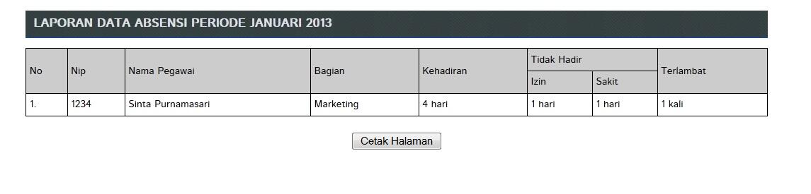 &#91;SHARE&#93; APLIKASI KEPEGAWAIAN (PHP &amp; MySQL)