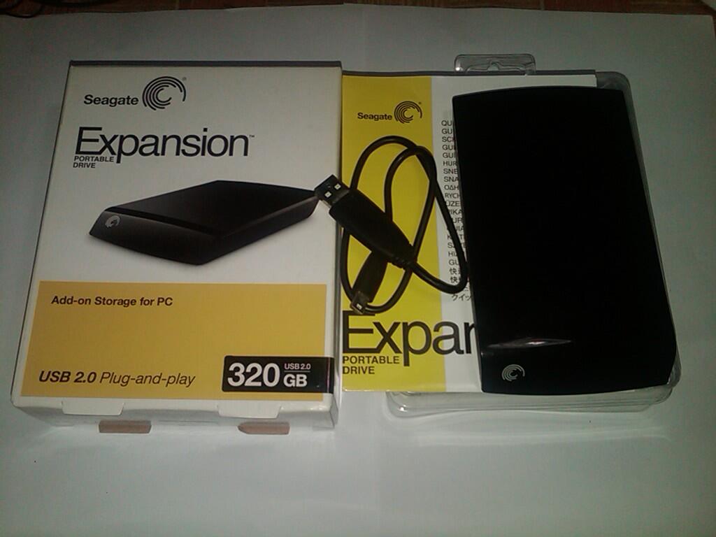 Jual external disk Seagate Baracuda 320 GB isi video tutorial dll