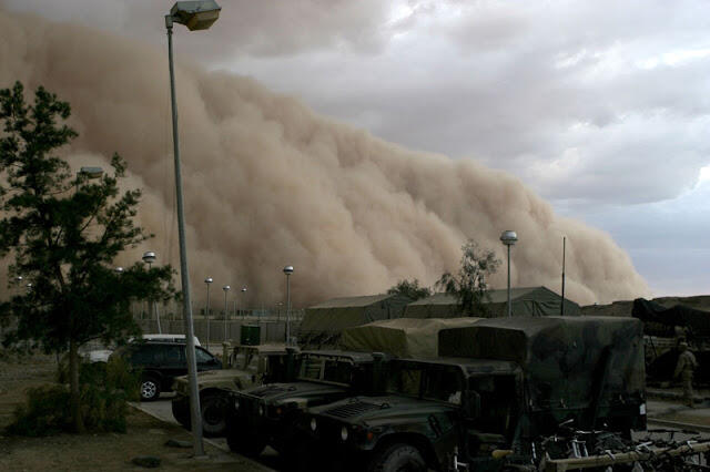 &#91;Horor&#93; Foto-Foto Haboob -Badai Pasir-dari Berbagai Negara