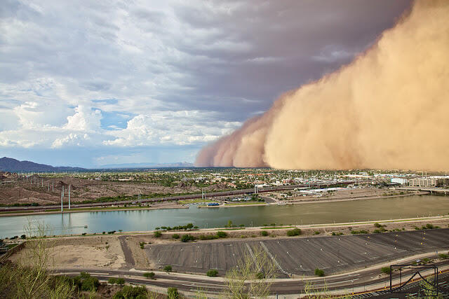 &#91;Horor&#93; Foto-Foto Haboob -Badai Pasir-dari Berbagai Negara