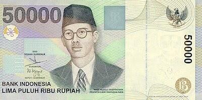 &#91;TERNYATA&#93; Di Balik Uang Rp.50.000,- Lama Di Sisipkan Teks Lagu INDONESIA RAYA &#91;+PIC&#93;