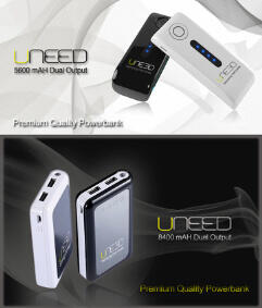 POWERBANK UNEED 4800 / 8400 MAH JAKARTA !