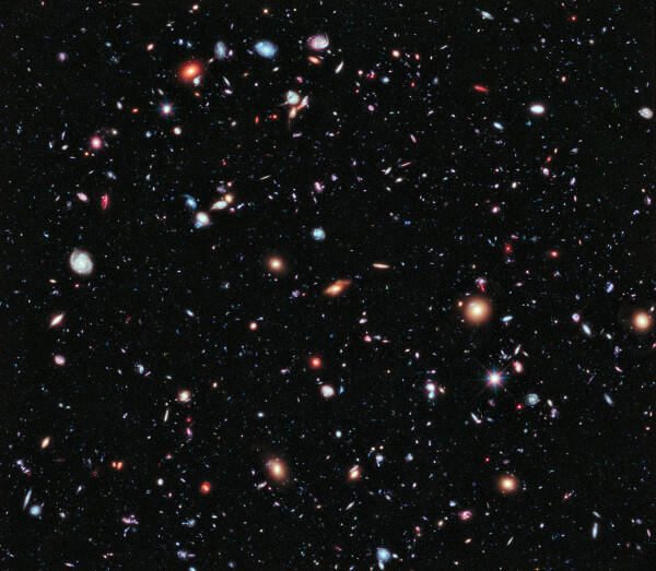 &#91;INFO&#93; ADA 5.500 GALAKSI dari 1 titik di langit: Hubble Extreme Deep Field