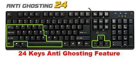 Keybord I-rocks Gaming KR-6260 24 Keys Anti Ghosting