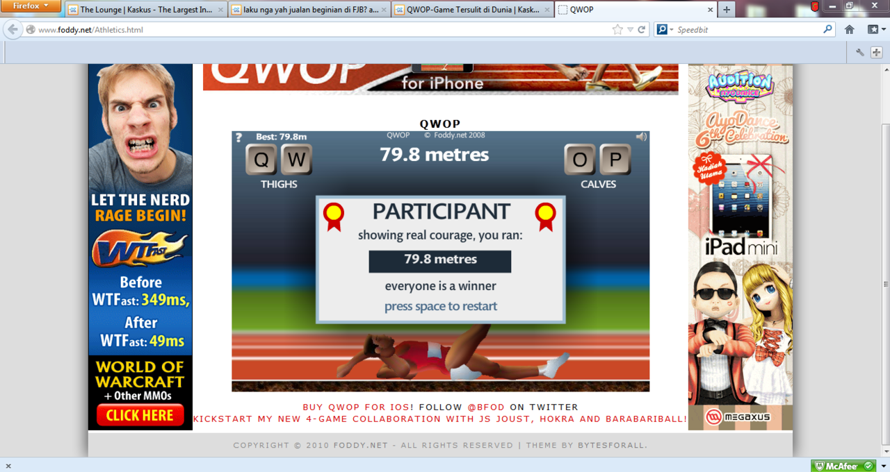 QWOP-Game Tersulit di Dunia