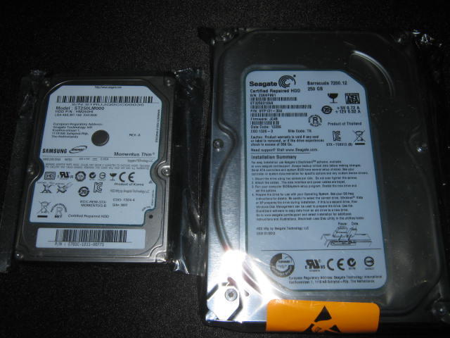 JUAL HARDISK 250 GB SATA SEAGATE 3.5 INCH DAN SAMSUNG 250 GB 2.5 INCH