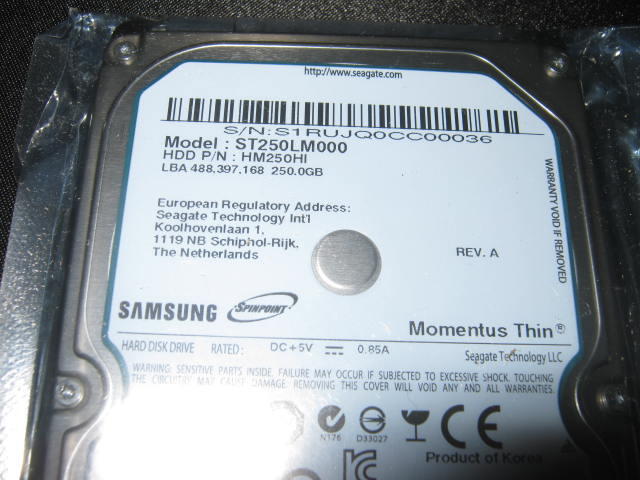 JUAL HARDISK 250 GB SATA SEAGATE 3.5 INCH DAN SAMSUNG 250 GB 2.5 INCH