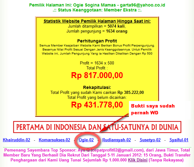 Saya kasih bukti bukan janji, ini bisnis sangat mudah check it out