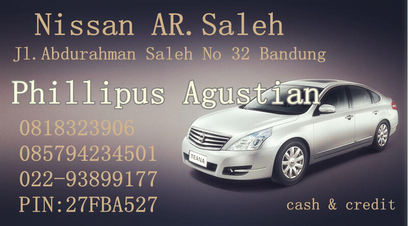 DICARI MEDIATOR MOBIL NISSAN Freelance Komisi Menggiurkan ( BANDUNG & JABAR )