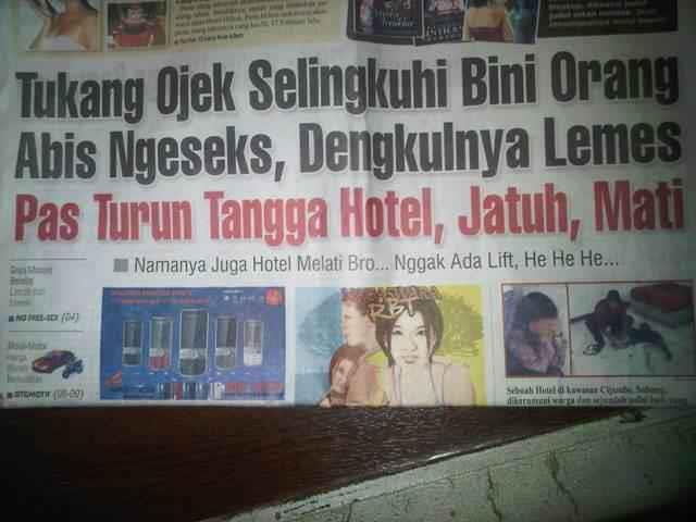 Berita / Iklan koran yang kocak gan 