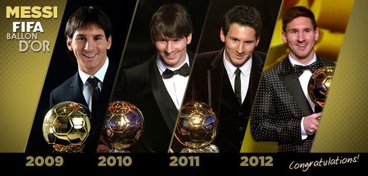 Lionel Messi wins Ballon d'Or ahead of Ronaldo & Iniesta