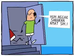 Budi dan Badu komik strip Garing (update) from Blackberry.